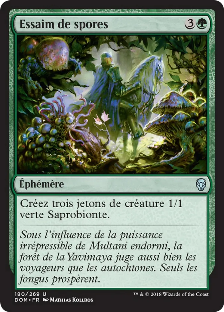 Essaim de spores — Dominaria — Magic: The Gathering
