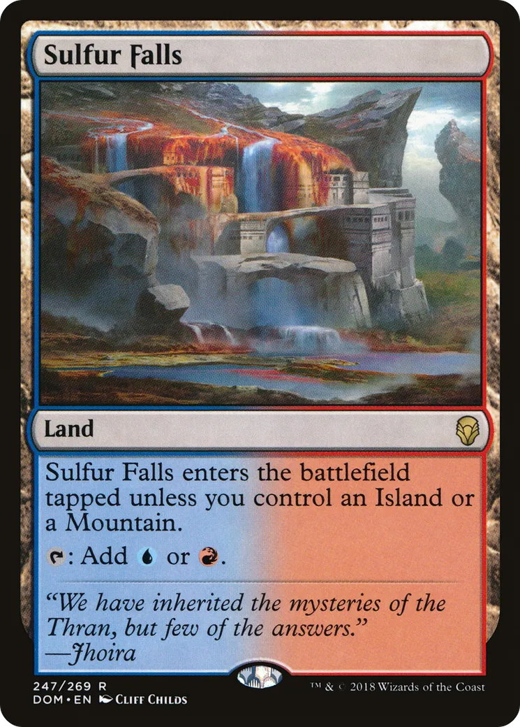Sulfur Falls — Dominaria — Magic: The Gathering
