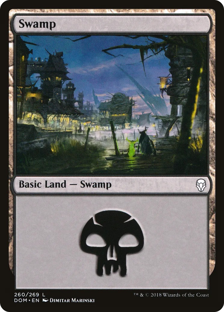 Swamp — Dominaria — Magic: The Gathering