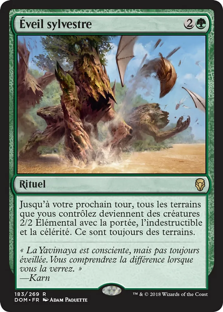 Éveil sylvestre — Dominaria — Magic: The Gathering