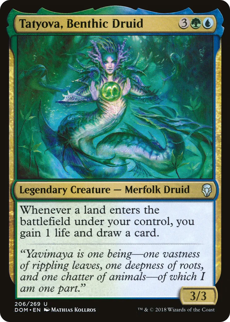 Tatyova, Benthic Druid — Dominaria — Magic: The Gathering