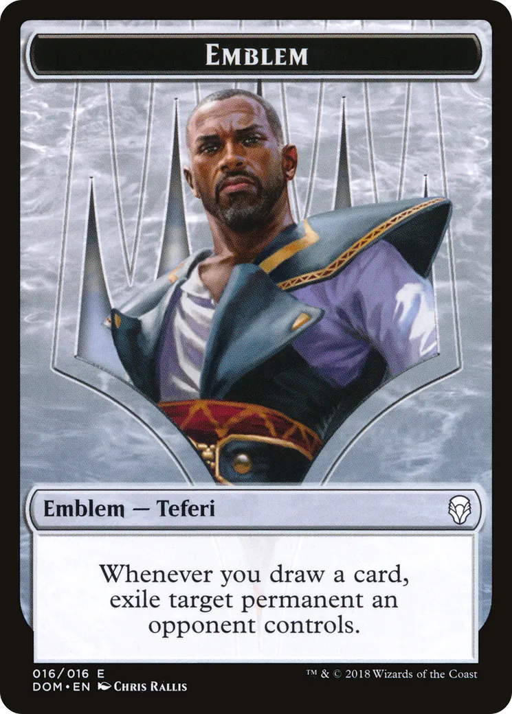 Teferi, Hero of Dominaria Emblem — Dominaria — Magic: The Gathering