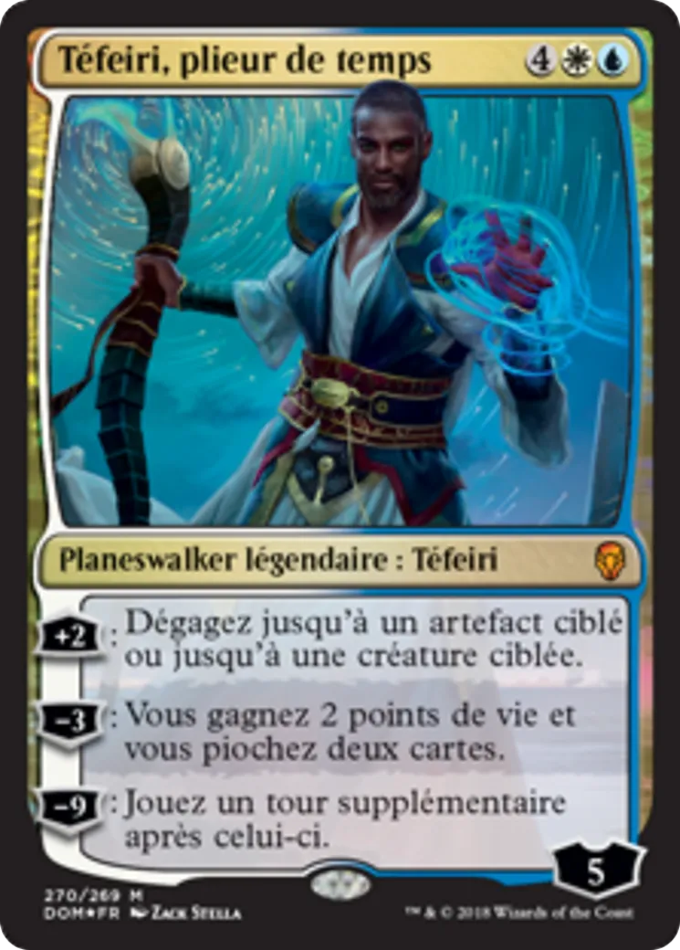 Téfeiri, plieur de temps — Dominaria — Magic: The Gathering