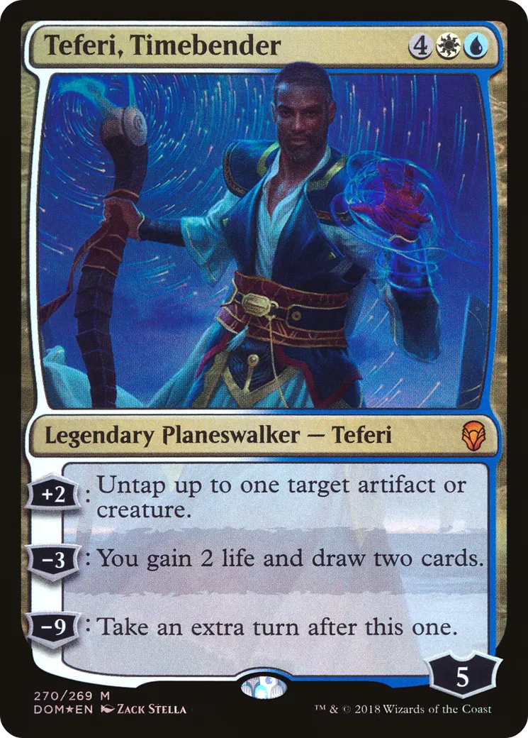 Teferi, Timebender — Dominaria — Magic: The Gathering