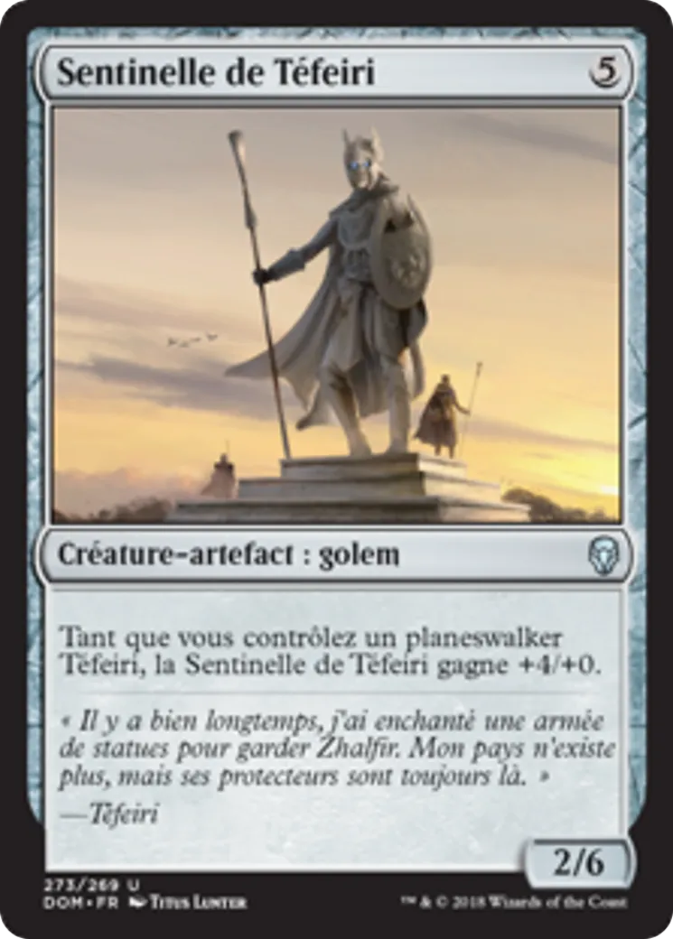 Sentinelle de Téfeiri — Dominaria — Magic: The Gathering