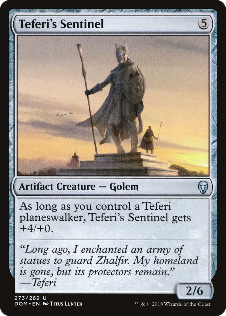 Teferi's Sentinel — Dominaria — Magic: The Gathering