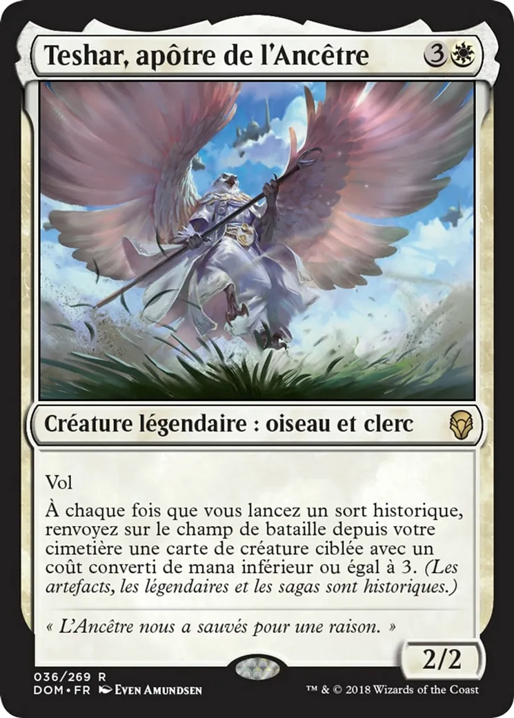 Teshar, apôtre de l'Ancêtre — Dominaria — Magic: The Gathering