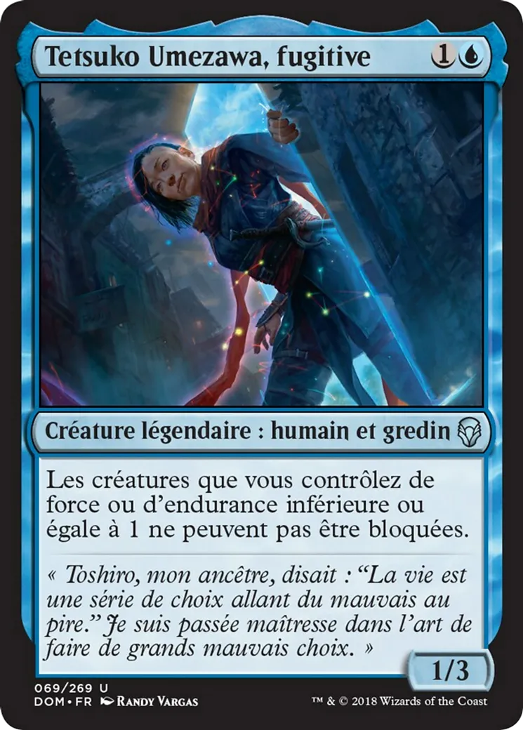 Tetsuko Umezawa, fugitive from Dominaria - Magic: The Gathering