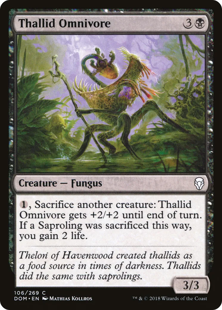 Thallid Omnivore — Dominaria — Magic: The Gathering