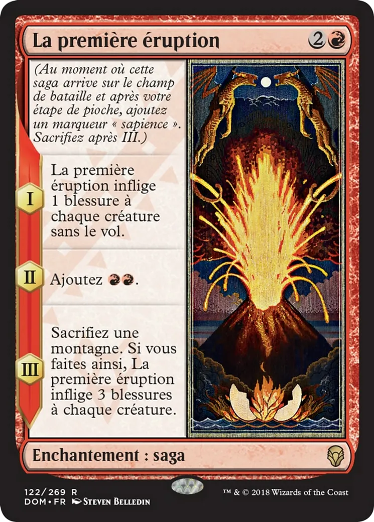 La première éruption — Dominaria — Magic: The Gathering