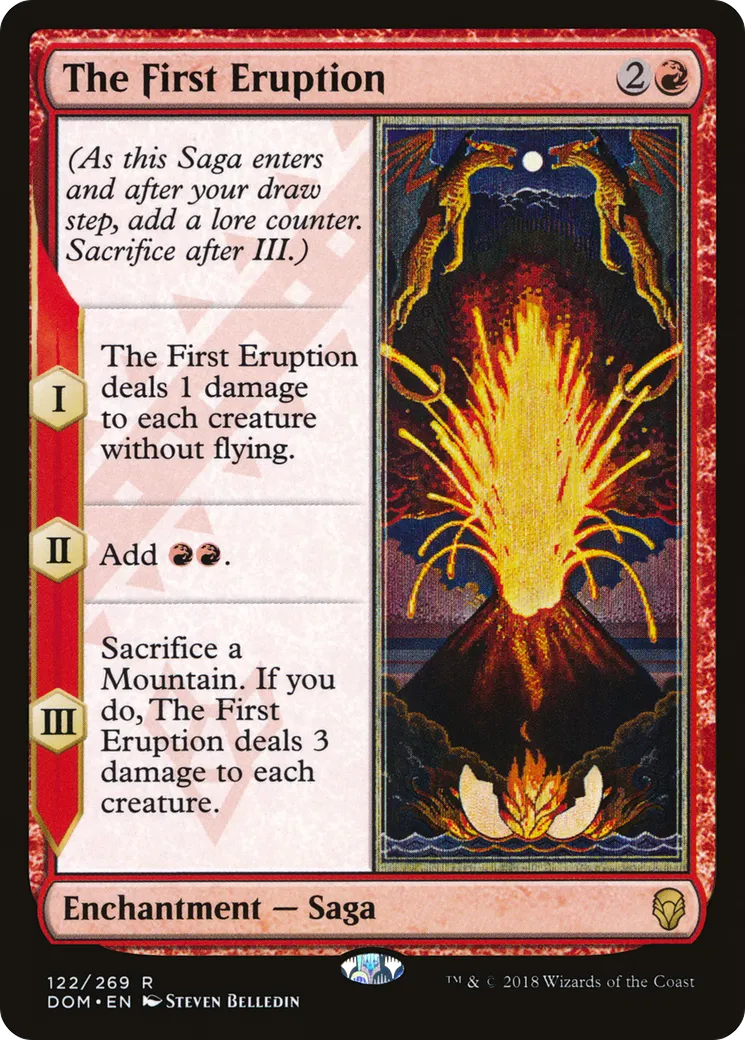 The First Eruption — Dominaria — Magic: The Gathering