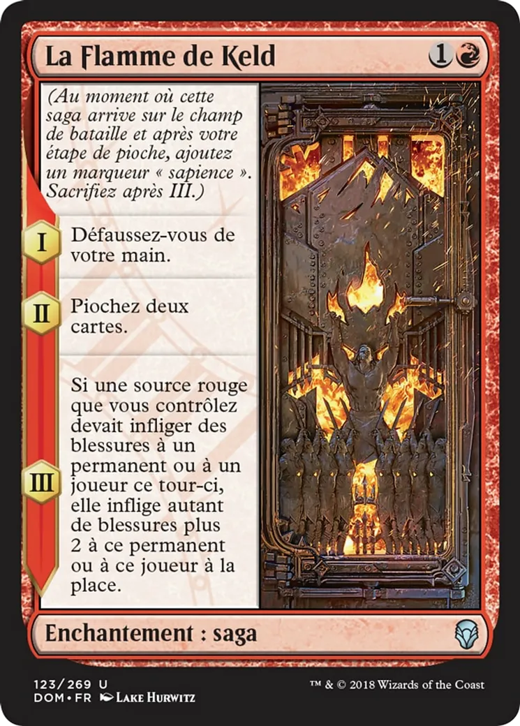 La Flamme de Keld — Dominaria — Magic: The Gathering