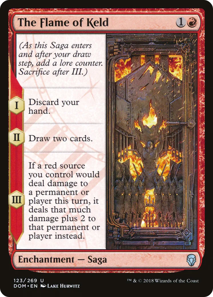 La Flamme de Keld — Dominaria — Magic: The Gathering