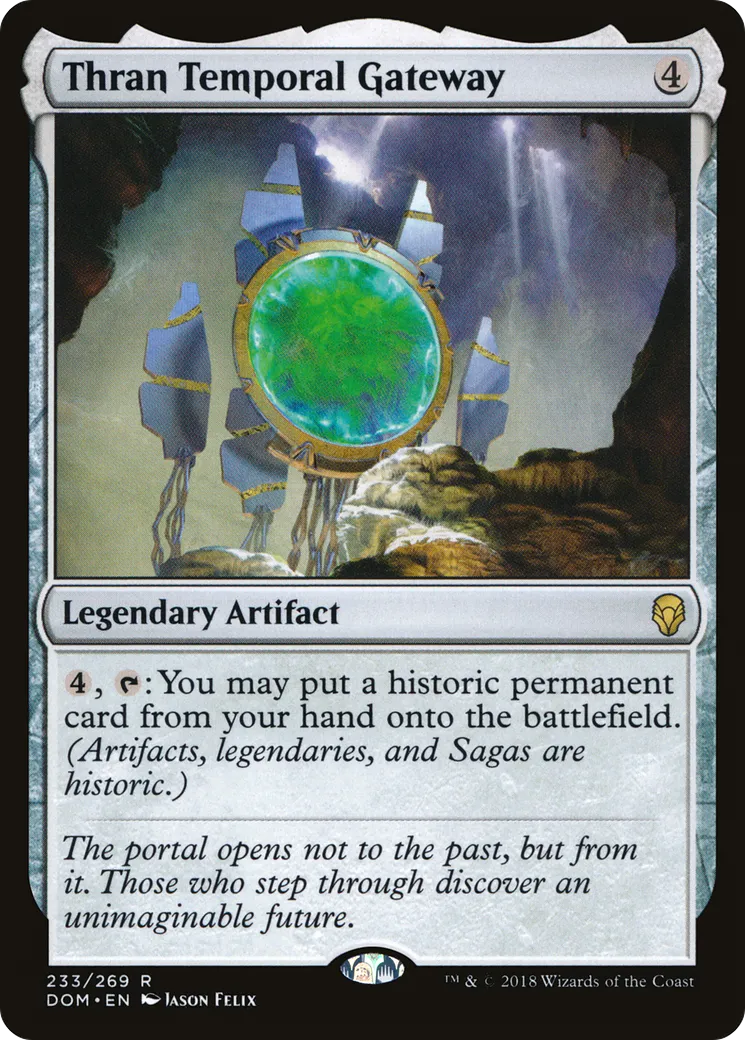 Portail temporel thran — Dominaria — Magic: The Gathering