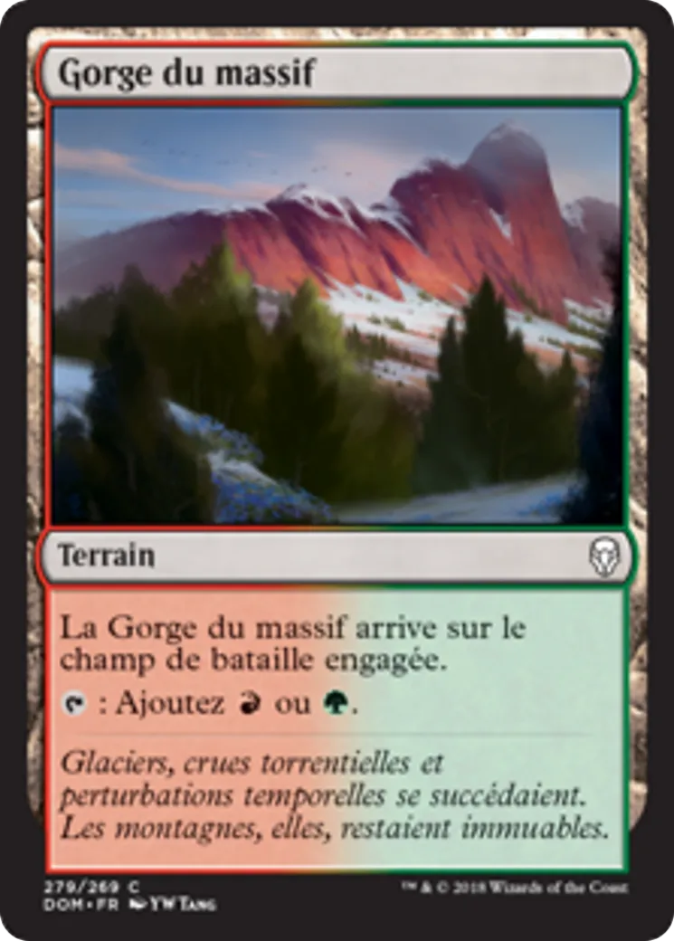 Gorge du massif — Dominaria — Magic: The Gathering
