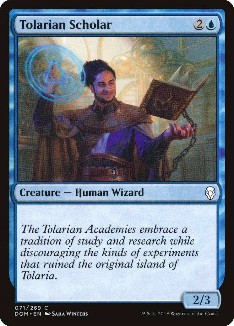 Tolarian Scholar — Dominaria — Magic: The Gathering
