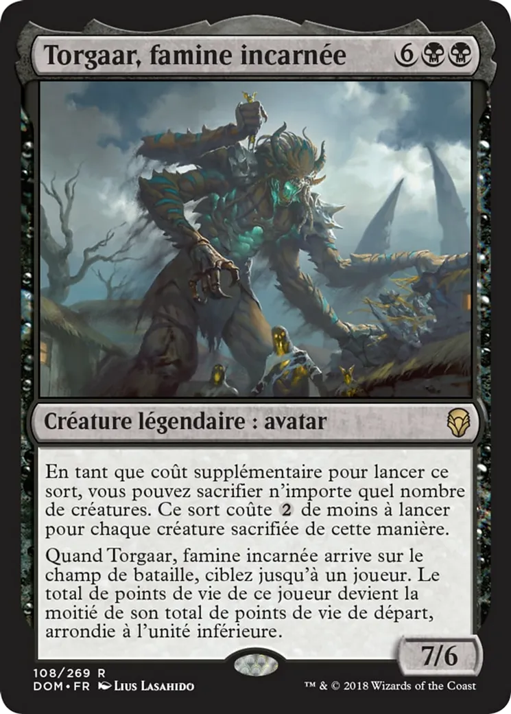 Torgaar, famine incarnée — Dominaria — Magic: The Gathering