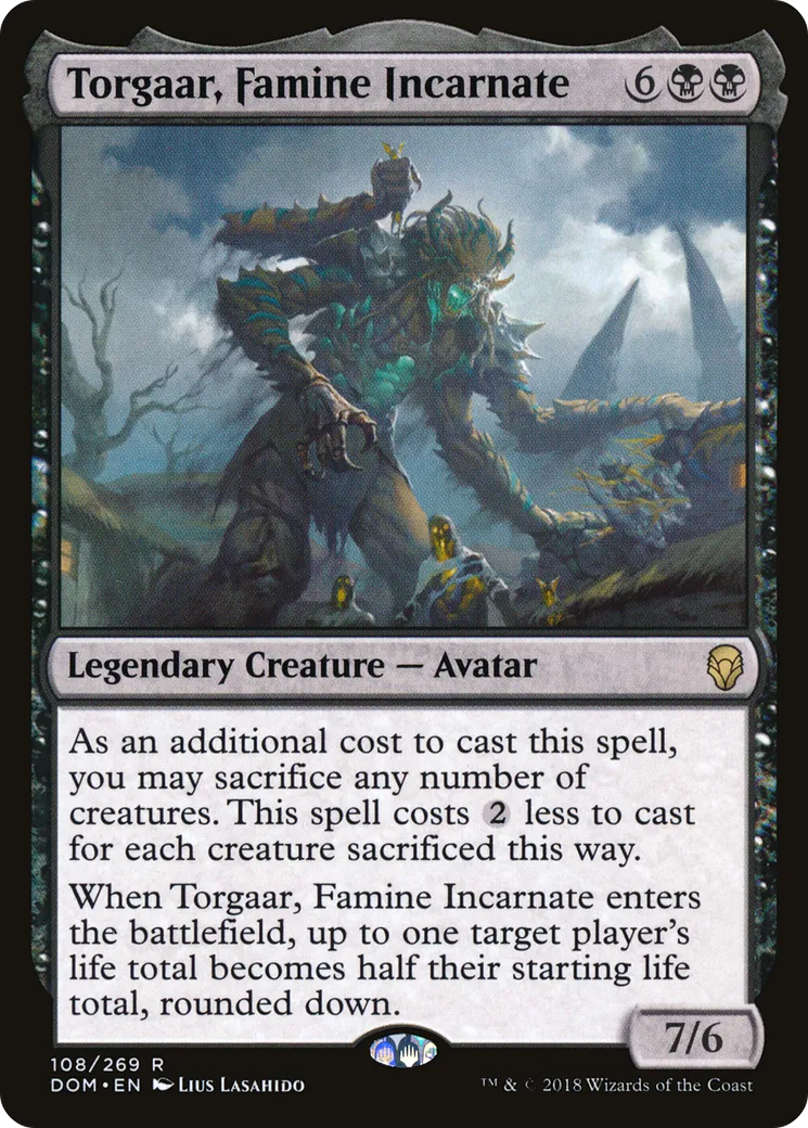 Torgaar, famine incarnée — Dominaria — Magic: The Gathering