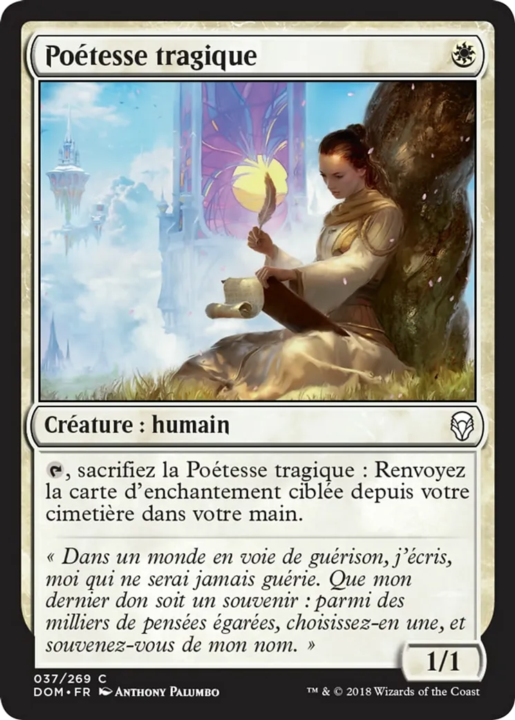 Poétesse tragique — Dominaria — Magic: The Gathering