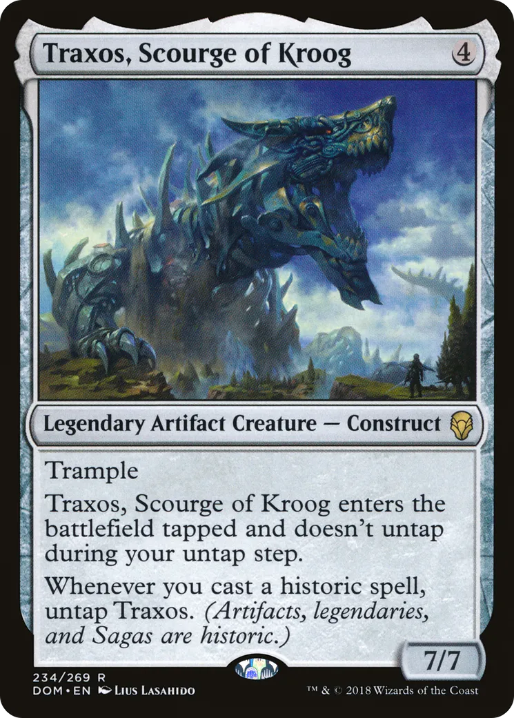 Traxos, Scourge of Kroog from Dominaria - Magic: The Gathering