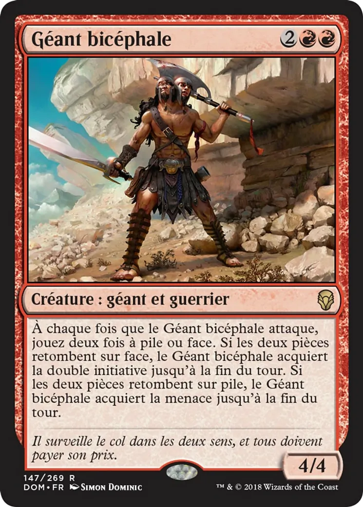 Géant bicéphale from Dominaria - Magic: The Gathering