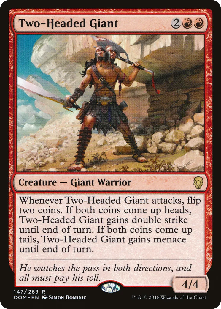 Géant bicéphale — Dominaria — Magic: The Gathering