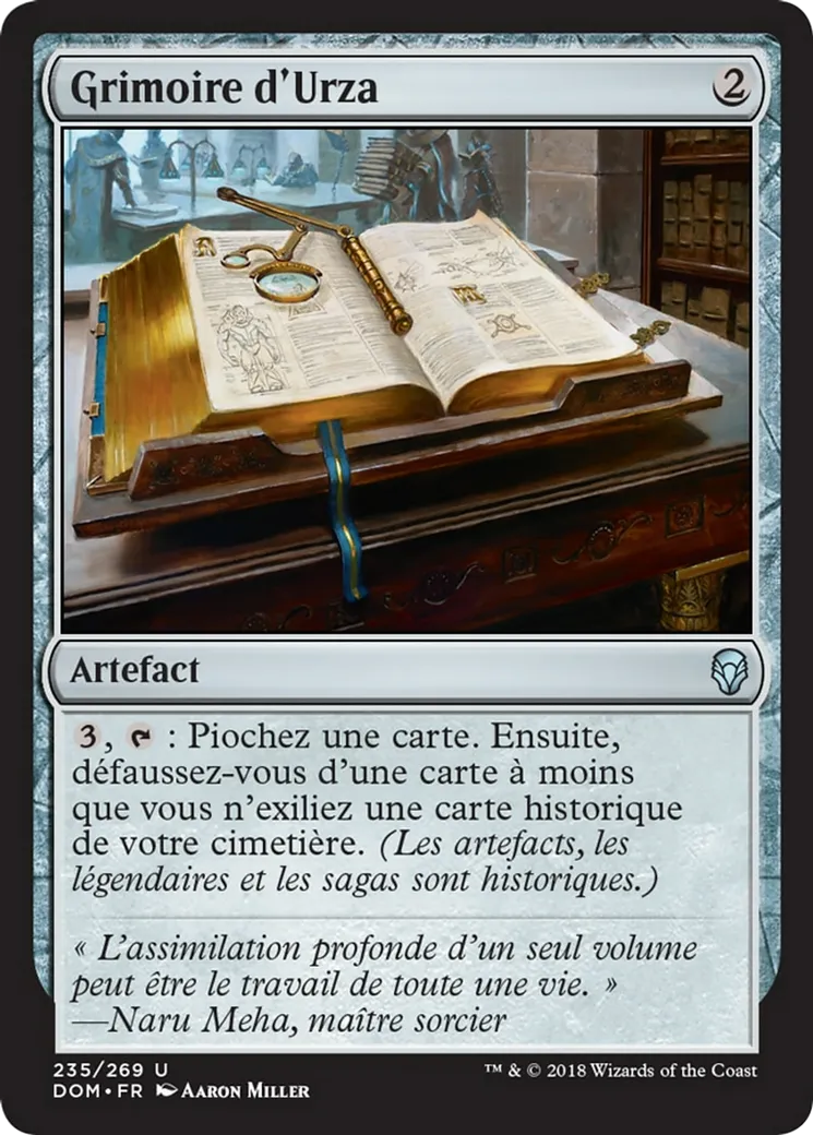 Grimoire d'Urza — Dominaria — Magic: The Gathering