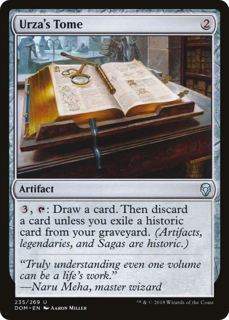 Grimoire d'Urza — Dominaria — Magic: The Gathering