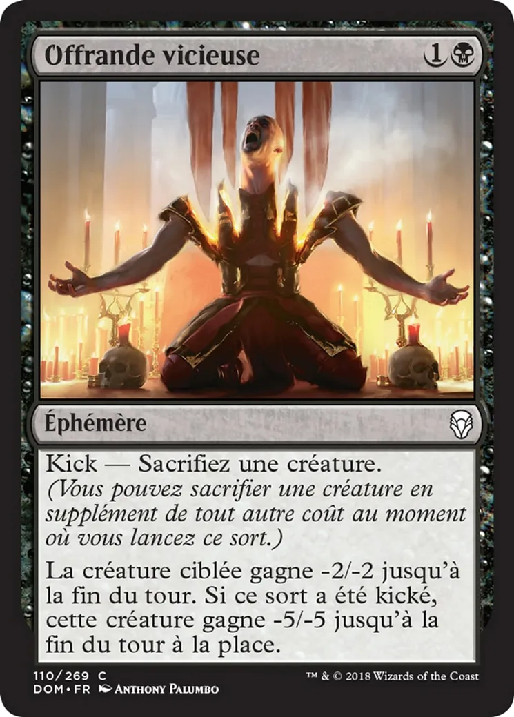 Offrande vicieuse — Dominaria — Magic: The Gathering