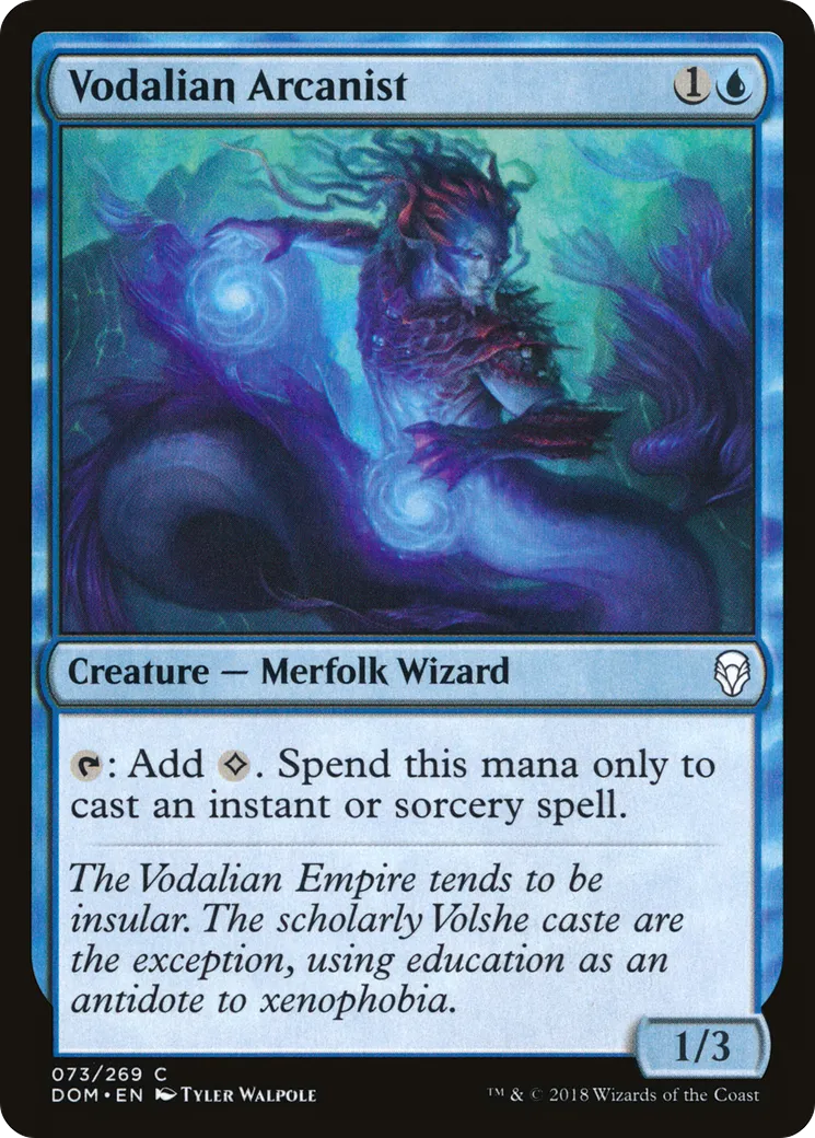 Vodalian Arcanist from Dominaria - Magic: The Gathering