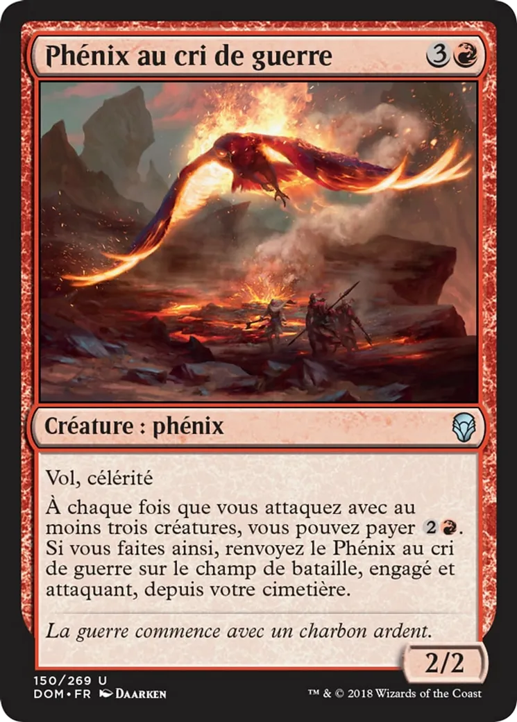 Phénix au cri de guerre — Dominaria — Magic: The Gathering