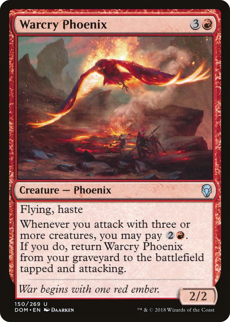 Phénix au cri de guerre — Dominaria — Magic: The Gathering