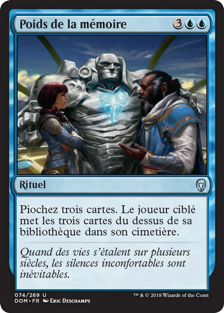 Poids de la mémoire — Dominaria — Magic: The Gathering