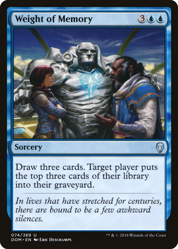 Weight of Memory — Dominaria — Magic: The Gathering