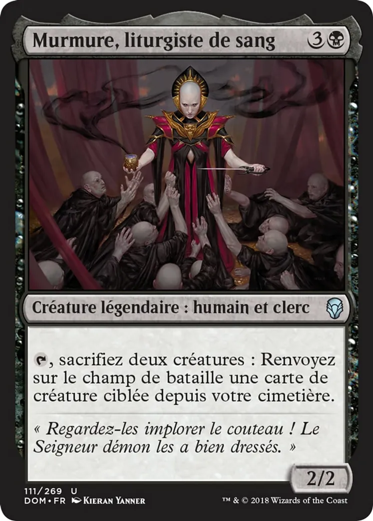 Murmure, liturgiste de sang — Dominaria — Magic: The Gathering
