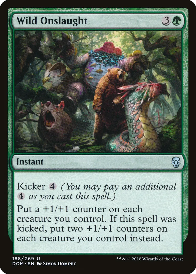 Wild Onslaught — Dominaria — Magic: The Gathering