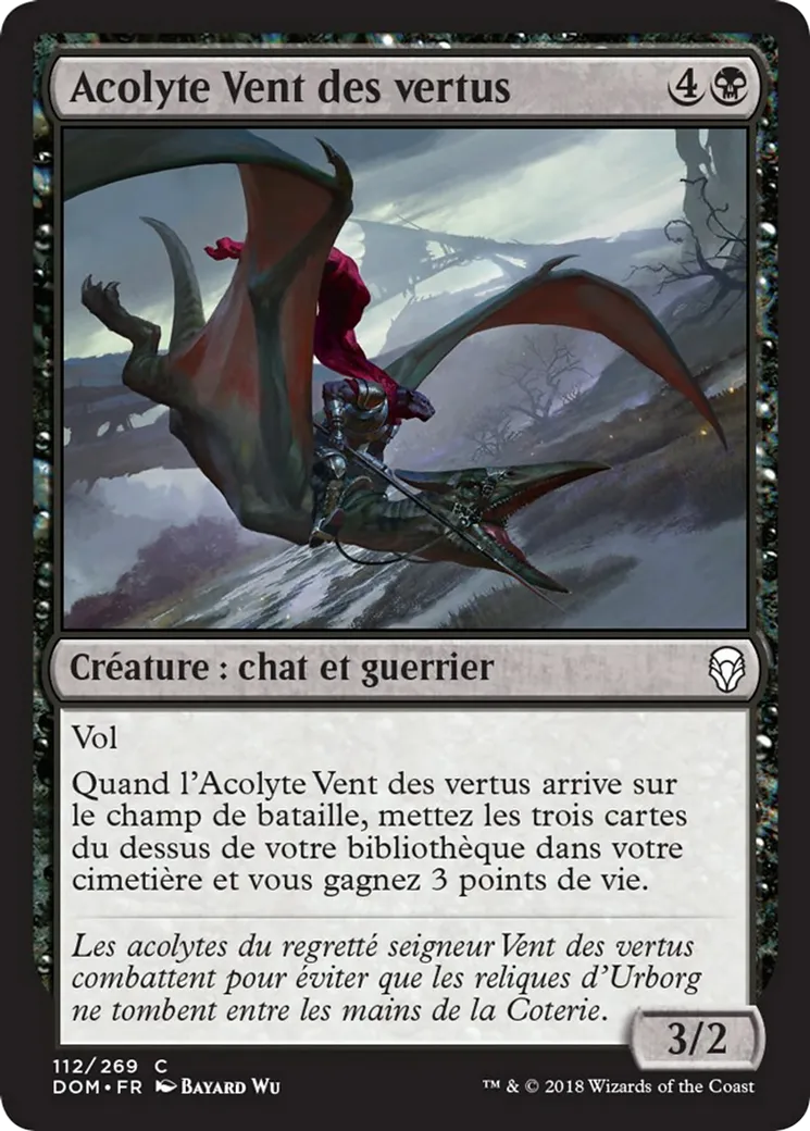 Acolyte Vent des vertus — Dominaria — Magic: The Gathering