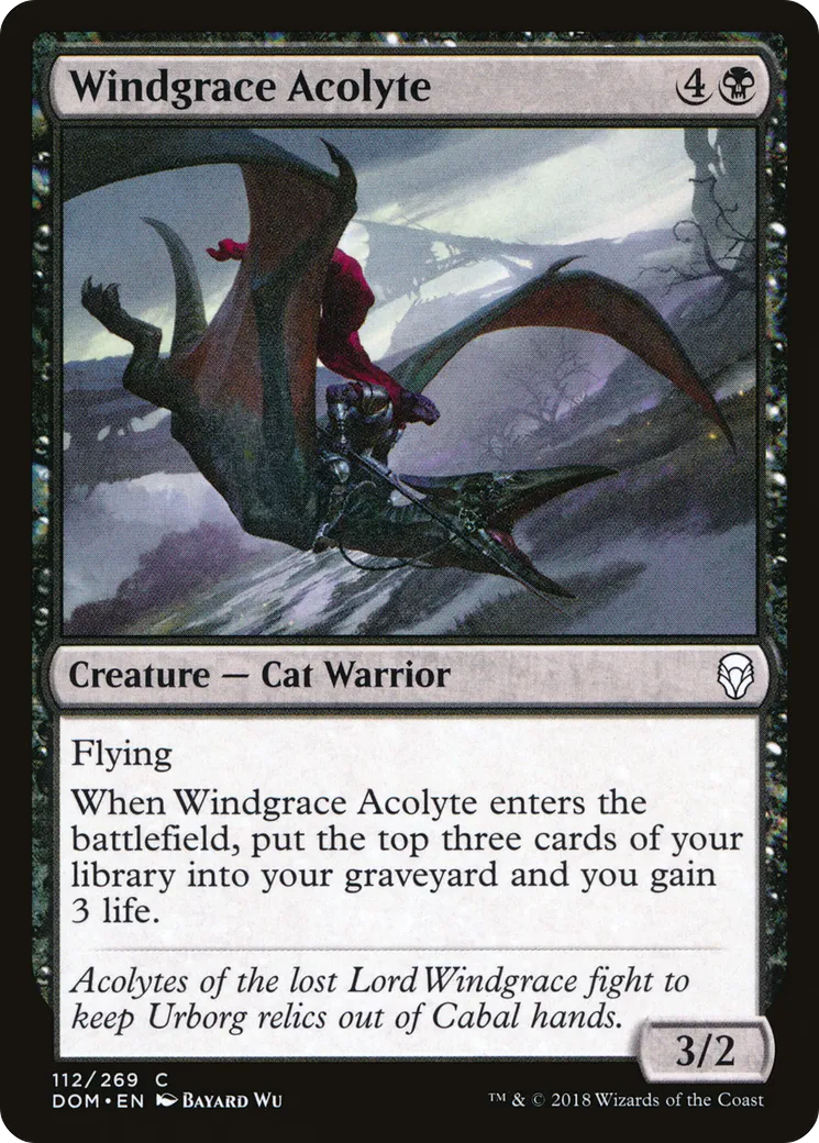 Windgrace Acolyte — Dominaria — Magic: The Gathering