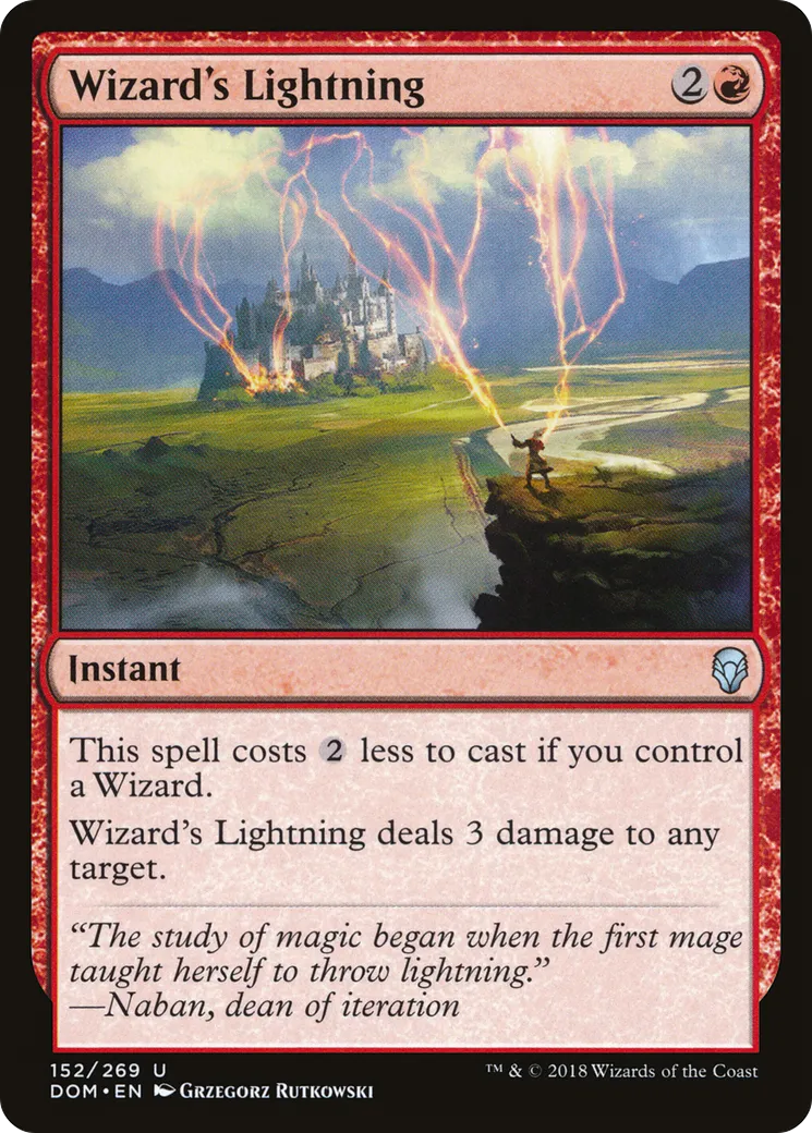 Éclair de sorcier — Dominaria — Magic: The Gathering