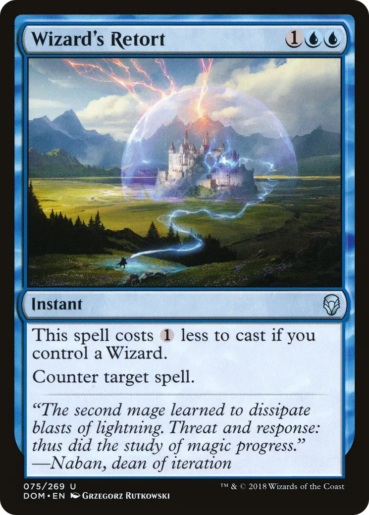 Riposte de sorcier — Dominaria — Magic: The Gathering