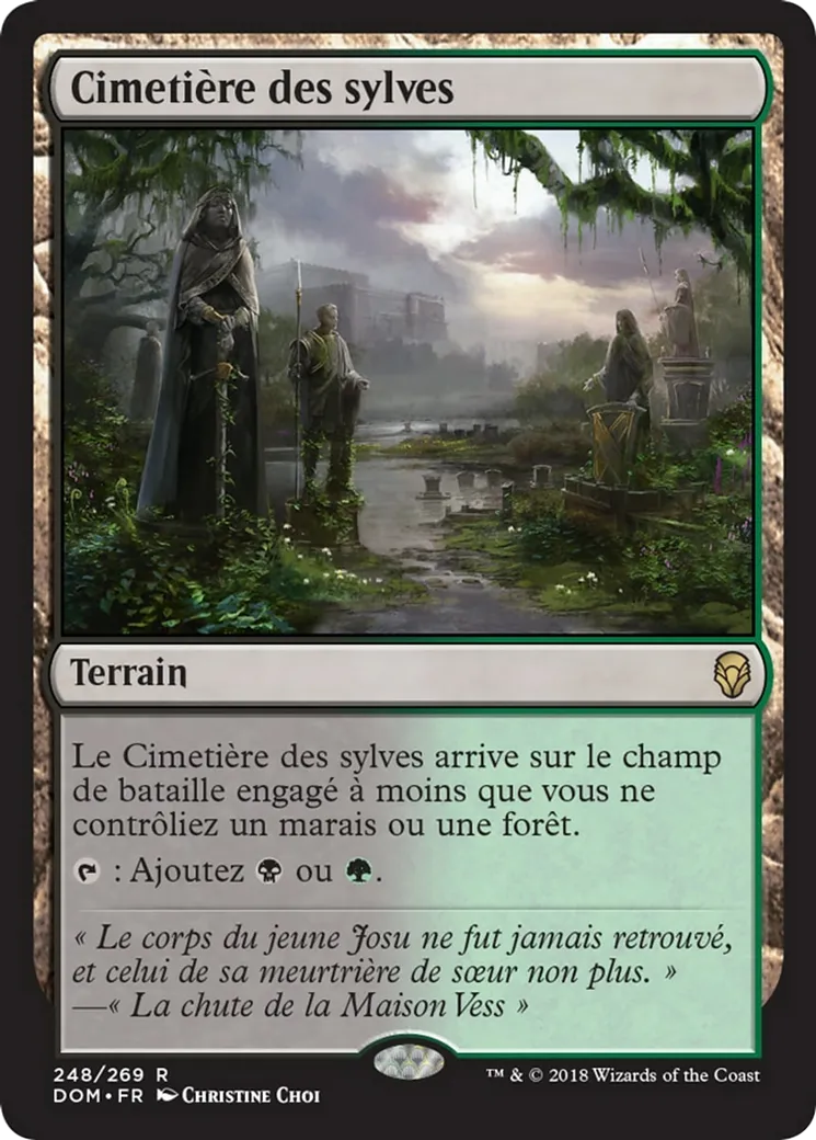Cimetière des sylves — Dominaria — Magic: The Gathering