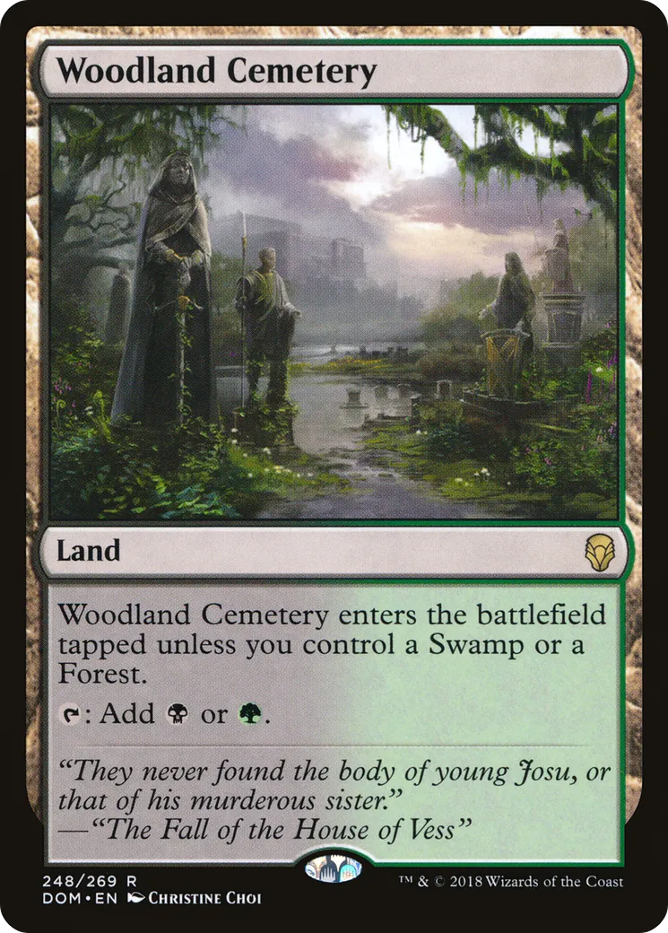 Woodland Cemetery — Dominaria — Magic: The Gathering