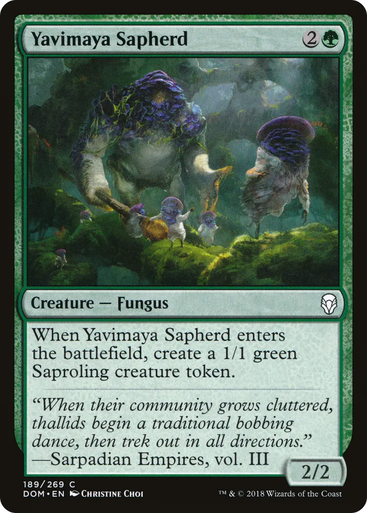 Yavimaya Sapherd — Dominaria — Magic: The Gathering