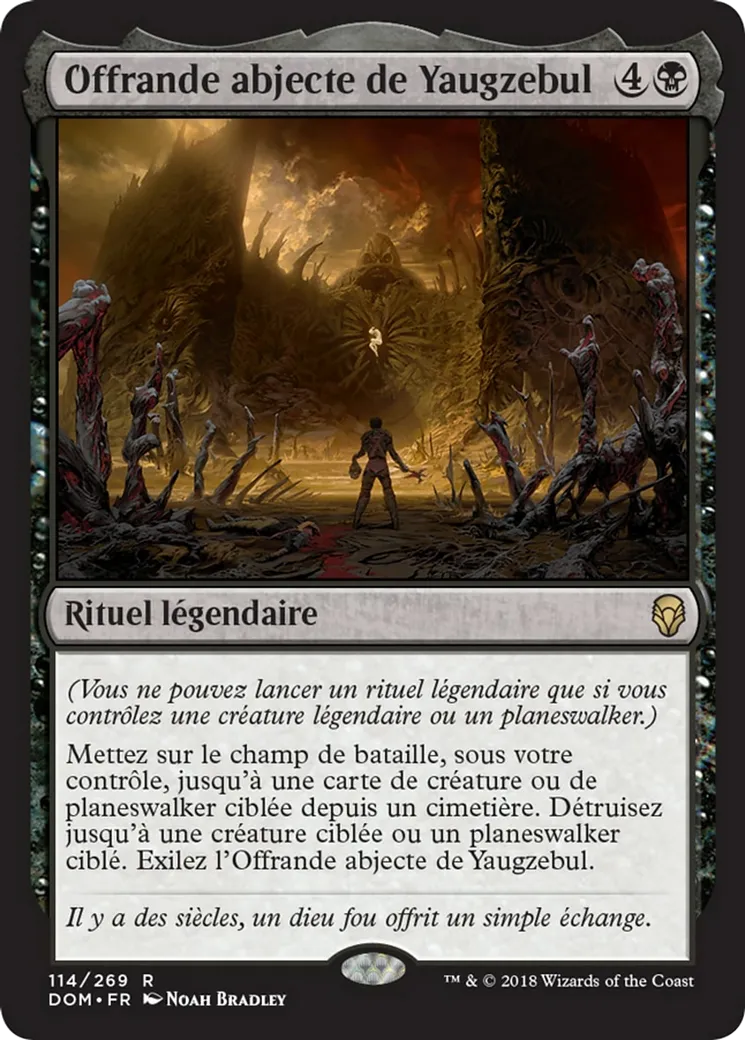 Offrande abjecte de Yaugzebul — Dominaria — Magic: The Gathering
