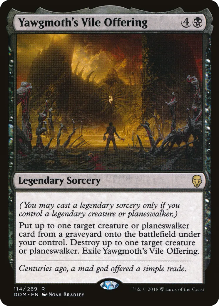 Offrande abjecte de Yaugzebul — Dominaria — Magic: The Gathering