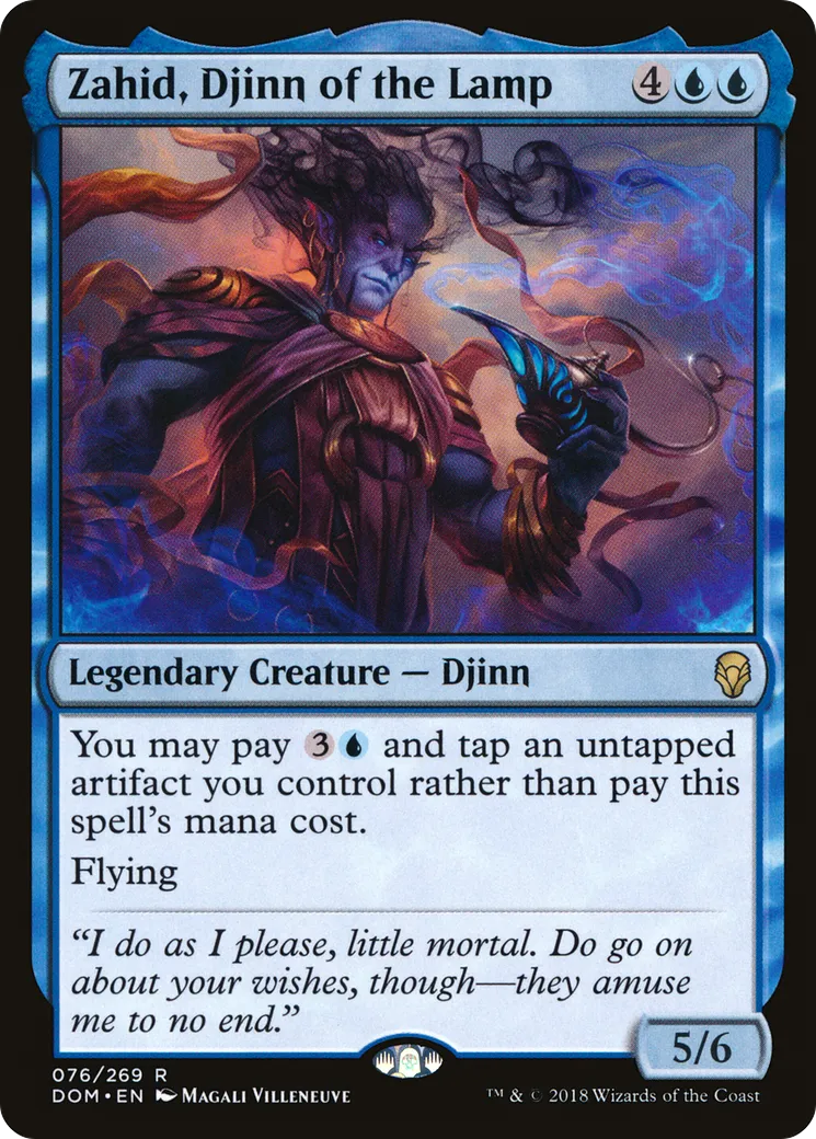 Zahid, djinn de la lampe — Dominaria — Magic: The Gathering