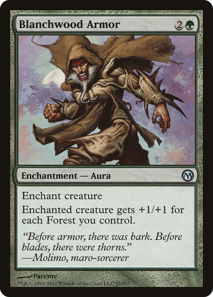 Armure de boisblanc — Duels of the Planeswalkers — Magic: The Gathering