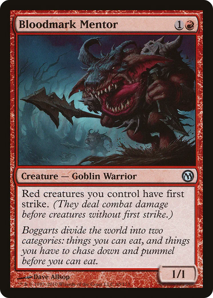 Bloodmark Mentor — Duels of the Planeswalkers — Magic: The Gathering