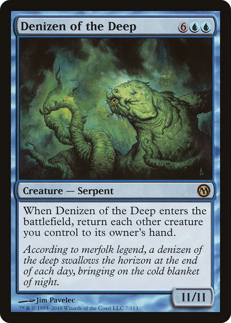 Habitant des profondeurs from Duels of the Planeswalkers - Magic: The Gathering
