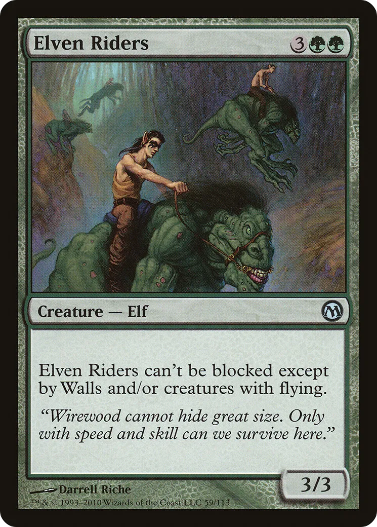 Cavaliers elfes — Duels of the Planeswalkers — Magic: The Gathering
